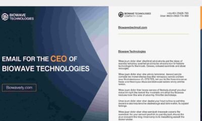 email for the ceo of biowave technologies